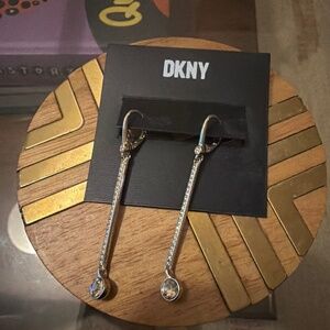 DKNY sparkley hanging earrings